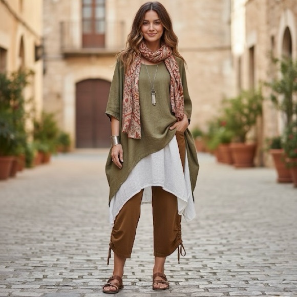 Zara Women’s Brown High Waisted Wide-Leg Cropped Pants W/Drawstring Hem Size 2 - Picture 5 of 13